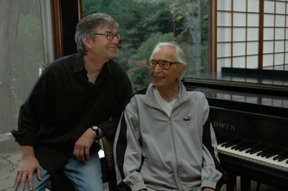 Father and son: Darius and Dave Brubeck in Wilton, Connecticut, September 2011.