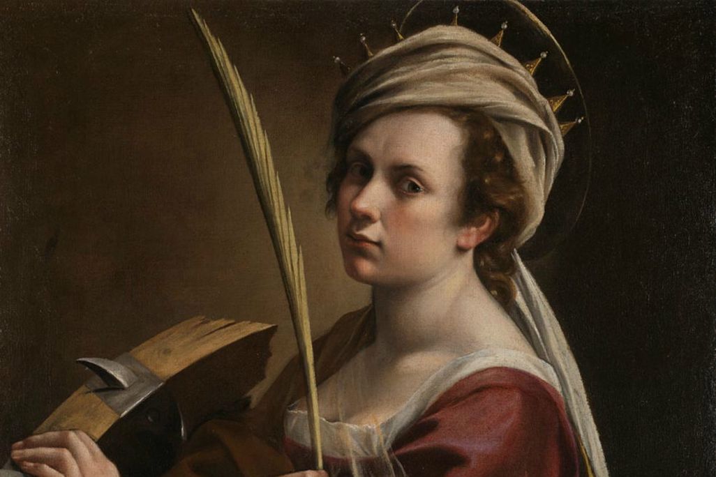 Artemisia Gentileschi Self-Portrait as Saint Catherine of Alexandra