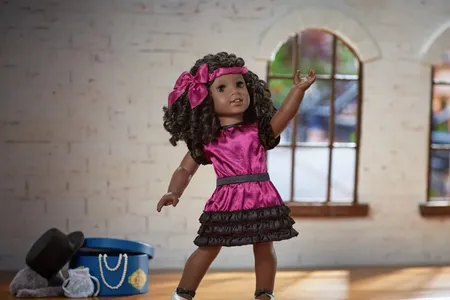 Designer Samantha Black created three special-edition outfits for Claudie.