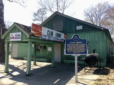 The exterior of Club Ebony, taken before the renovation