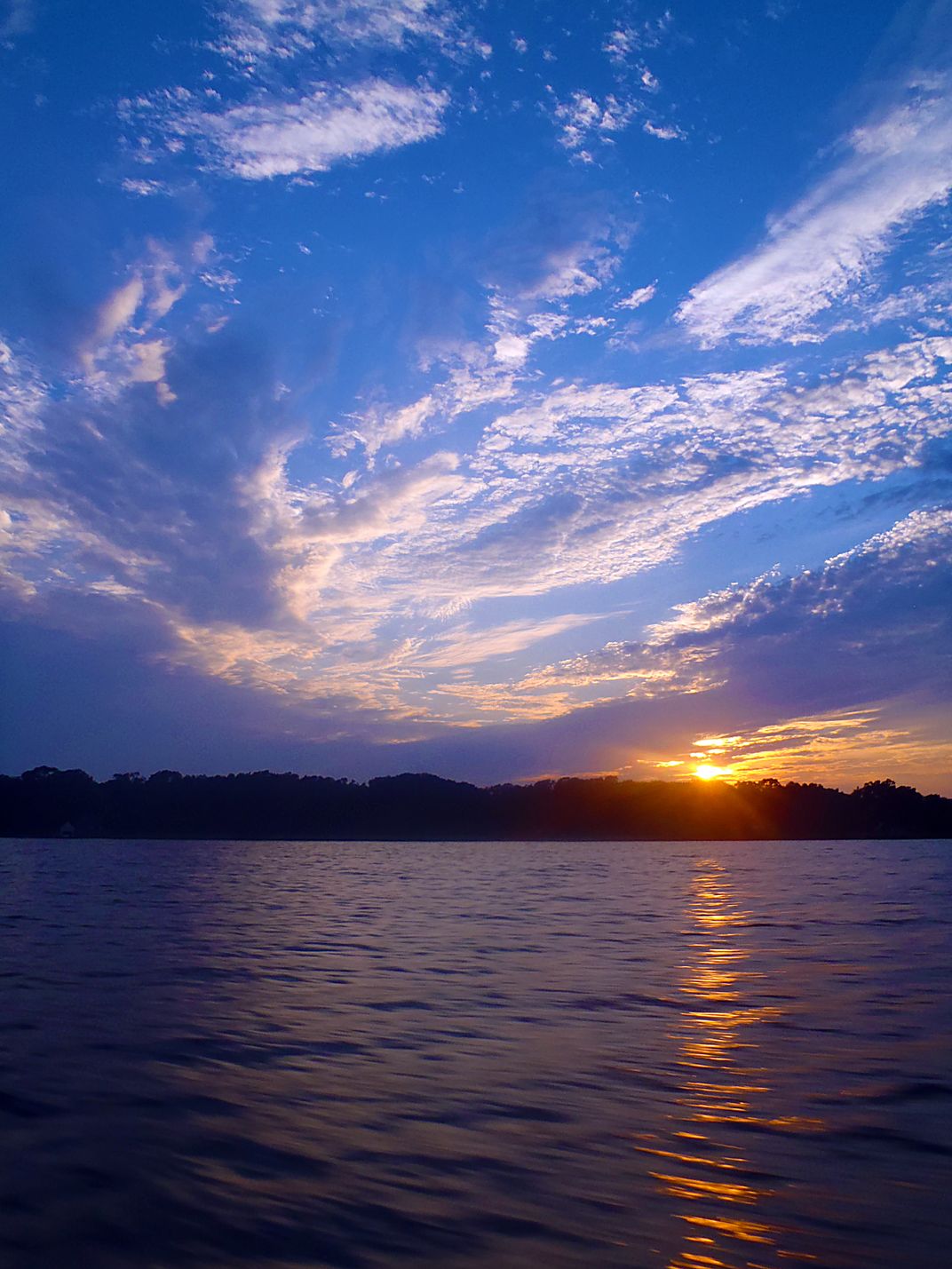 Boat ride on the South River in Riva MD as the sun was setting