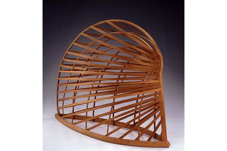Bower by Martin Puryear, 1980, Sitka spruce, pine, and copper tacks