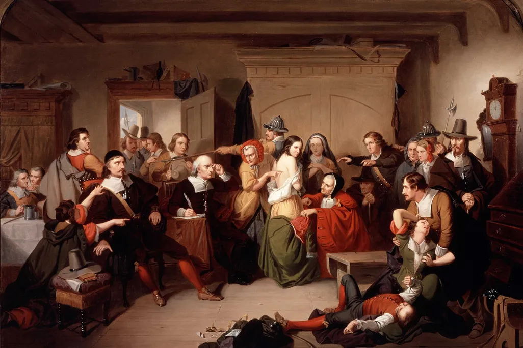 T.H. Matteson, Examination of a Witch​​​​​​​, 1853