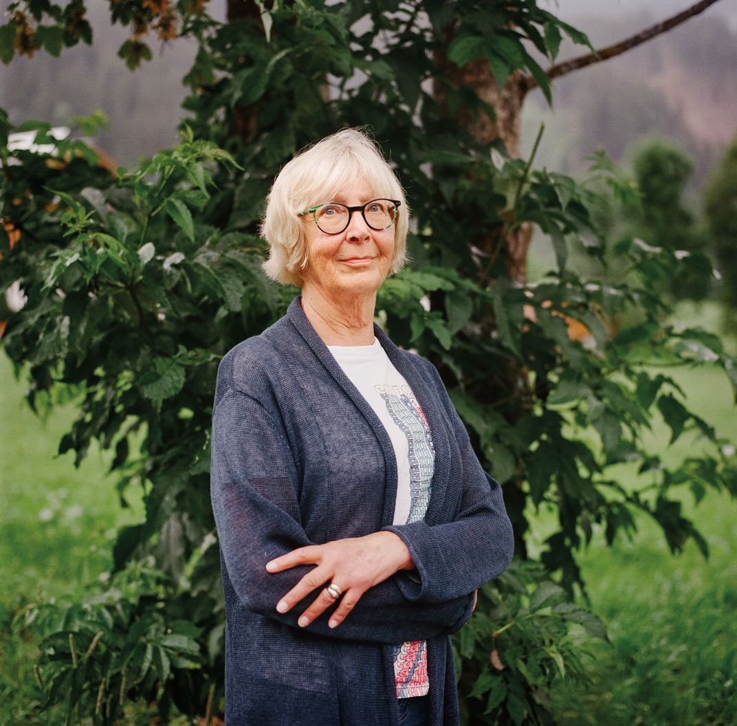 Annette Manger- Scheller, mayor of a small German municipality from 1998 to 2006, has taken part in the peace crossing since its inception.