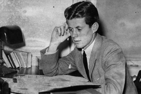 JFK as a Harvard student in 1939