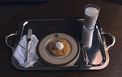 Richard Nixon's last meal at the White House. Photo by Robert L. Knudsen