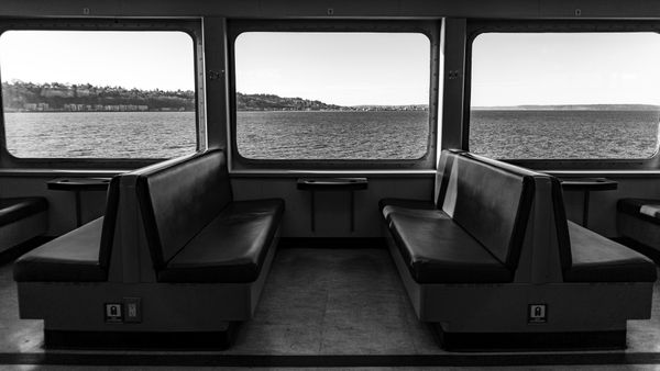 Emptiness on the ferry from Seattle thumbnail