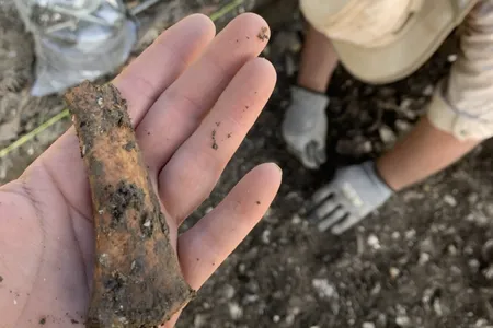 Archaeologists found the remains of cabins, broken clay tobacco pipes, ceramic cups and other artifacts.