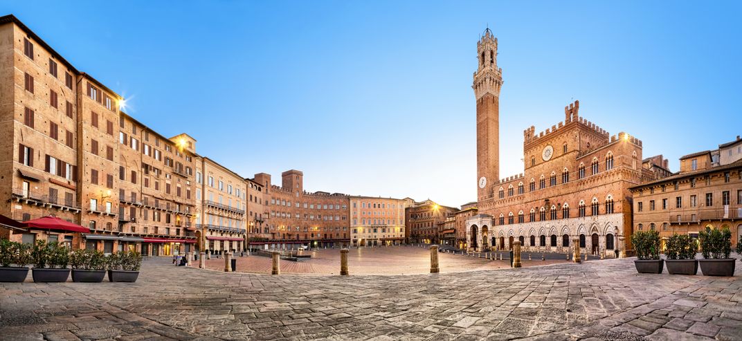 Siena's Campo, the central piazza