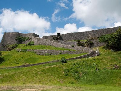 Katsuren Castle in Okinawa, Japan is an unlikely place for a cache of ancient Roman coins. 