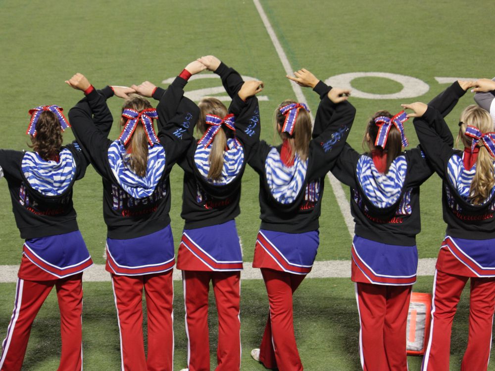 High School Cheerleaders Prepare For Kick Off Smithsonian Photo