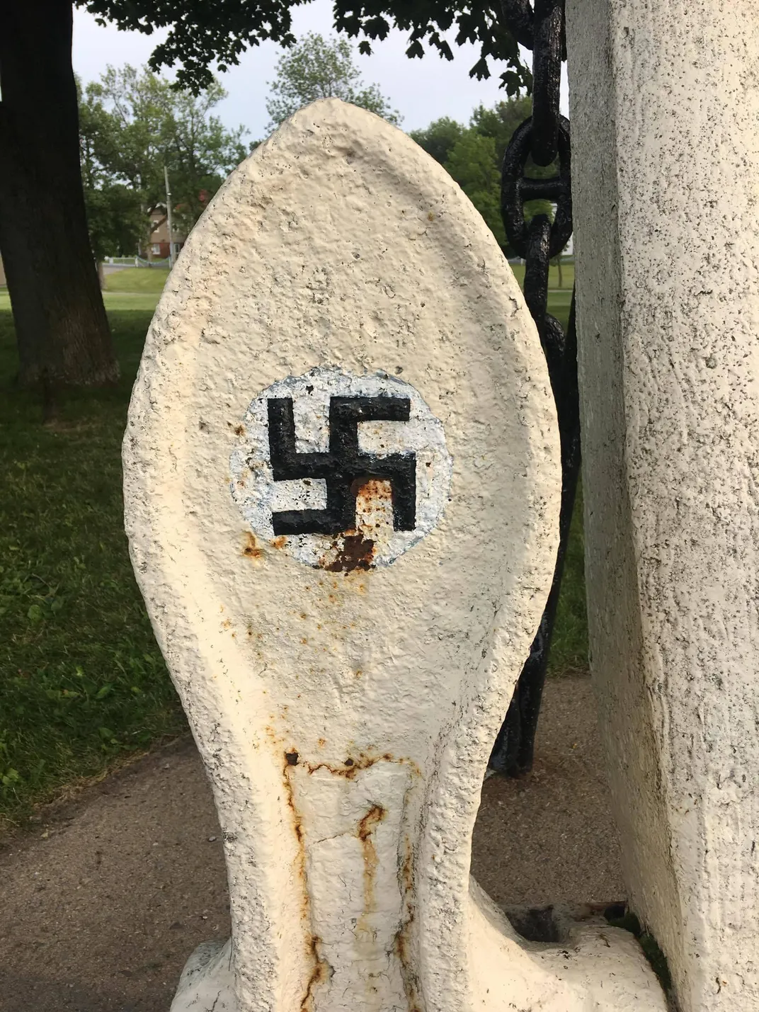 Canadian Town’s Swastika-Adorned Anchor Causes Anger and Confusion 