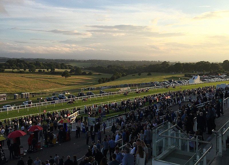 Epsom Downs Horse Racecourse Finish Line