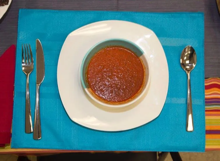 Roasted Red Tomato Basil Soup