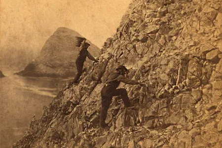 Detail of photograph by Eadweard Muybridge