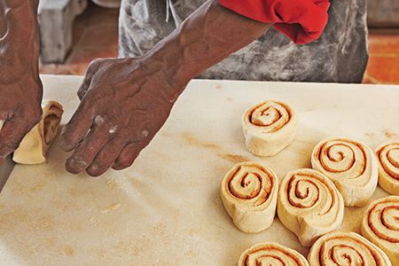 Dwight Henry at his Buttermilk Drop Bakery in New Orleans.