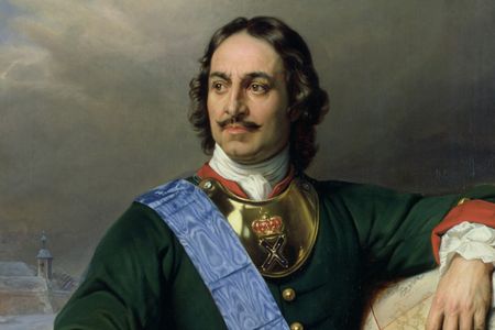 Peter the Great didn't wear a beard, but he did sport a groovy 'stache.