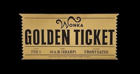 A golden ticket