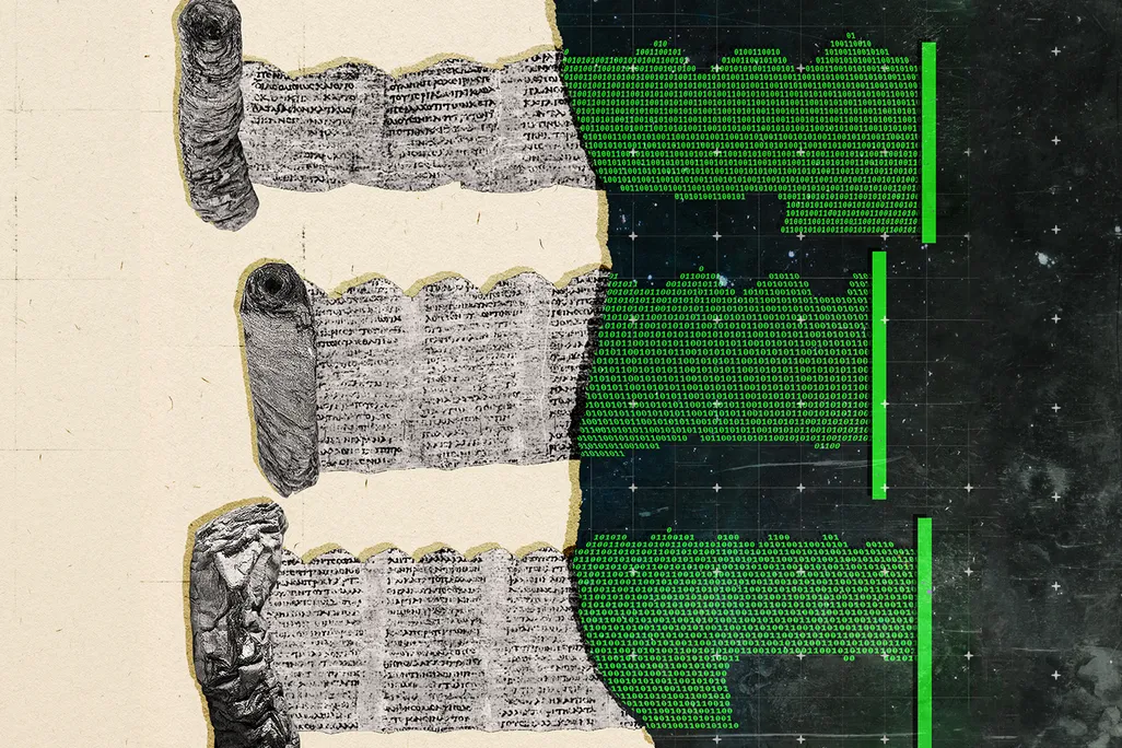 Vesuvius scrolls illustration