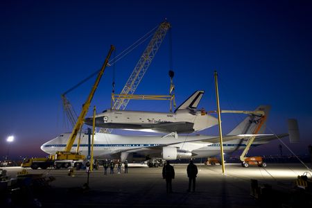 Enterprise gets ready for the trip north.