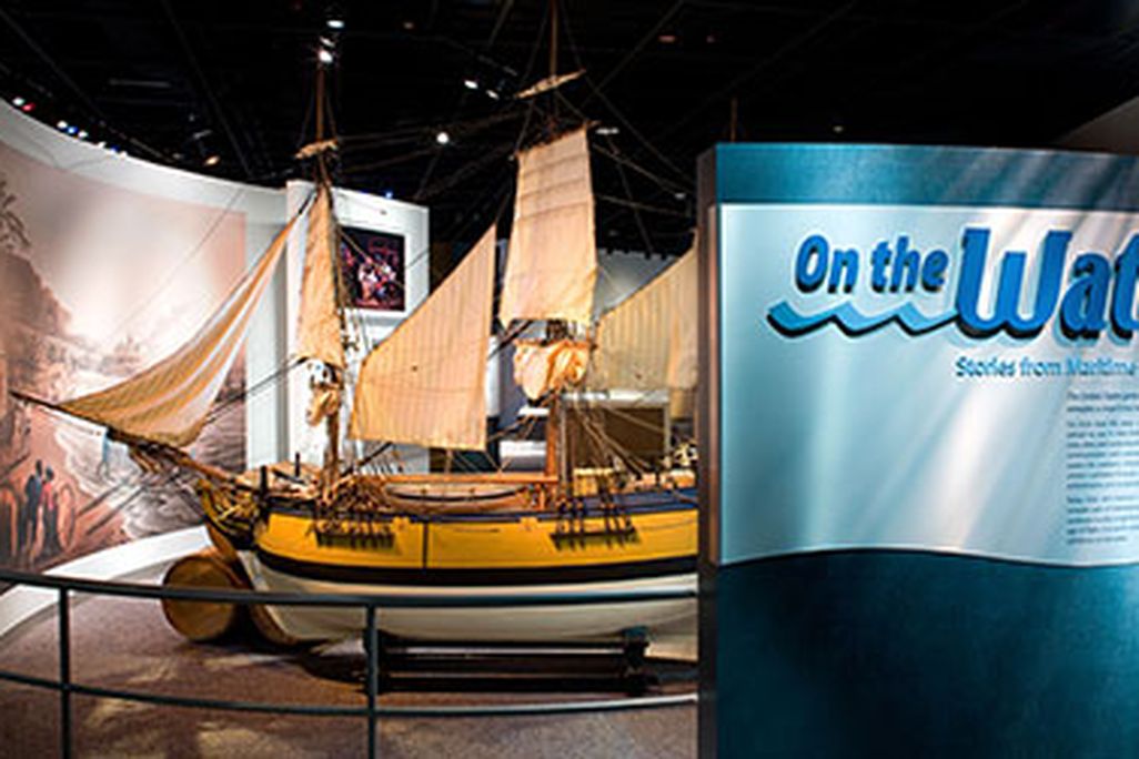 At the exhibition "On the Water," learn about pirates.
