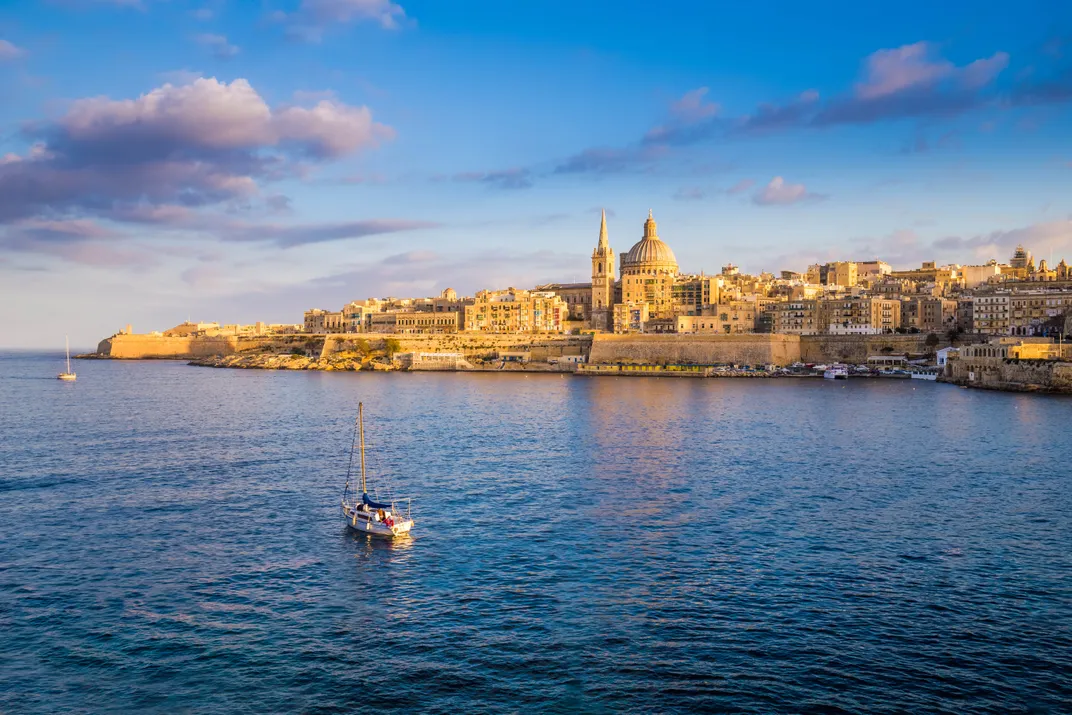 Valletta harbor, Malta