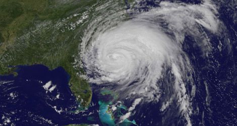 Hurricane Irene makes landfall.