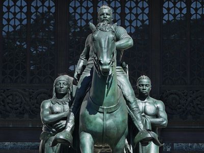 Critics of the statue have emphasized not only to the deferential position of the two other figures but also Roosevelt&rsquo;s racist beliefs and actions.