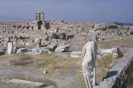 The ancient complex was unearthed in Corinth, Greece.
