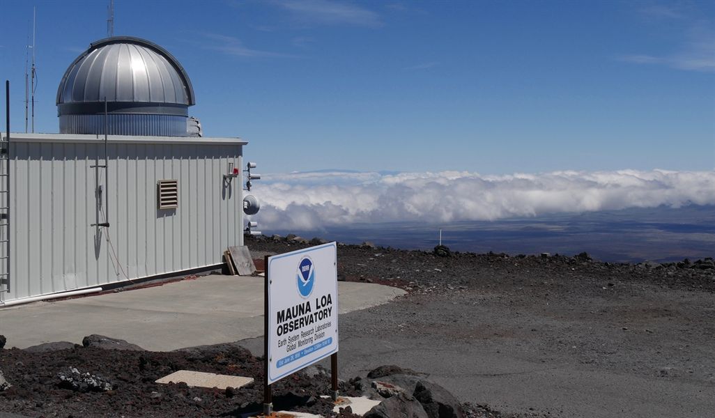 Mauna Loa Atmospheric Baseline Observatory in Hawaii