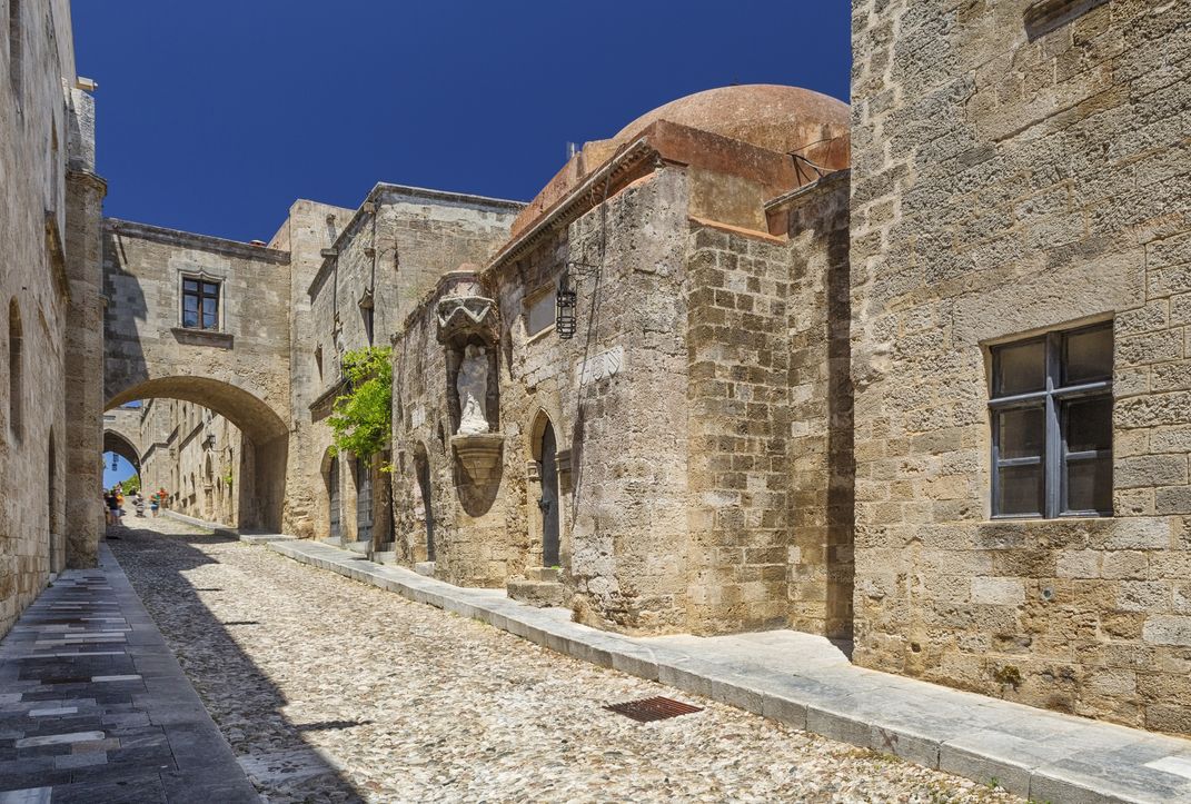 Medieval street on Rhodes