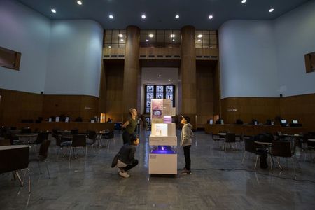 MICRO's Smallest Mollusk Museum is inside the central branch of Brooklyn Public Library.