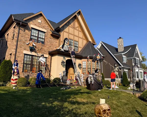 Halloween decorations in Frederick. (3) thumbnail