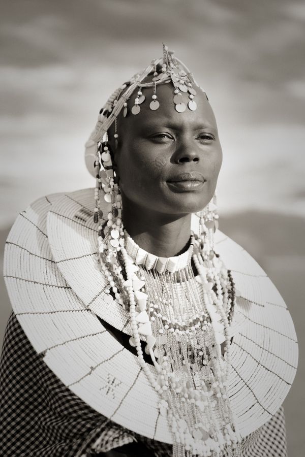 Portrait of a Maasai Woman III thumbnail