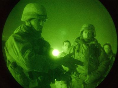 Night vision technology has been in use since just before World War II, although it's evolved considerably since then.