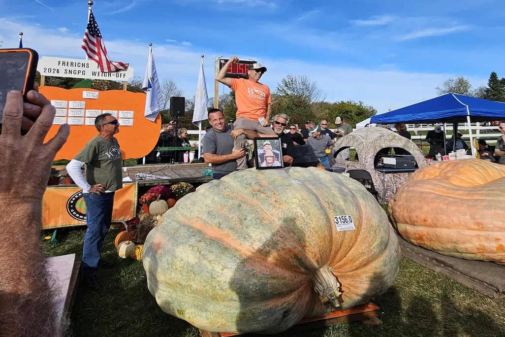 Record for the Largest Pumpkin