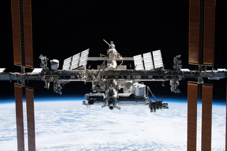 The first-ever archaeology experiment in space is being conducted on the International Space Station.