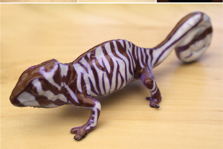 The process of coloring the test objects took between 15 and 40 minutes.