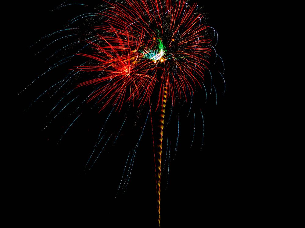 Fireworks on Lake MN Smithsonian Photo Contest