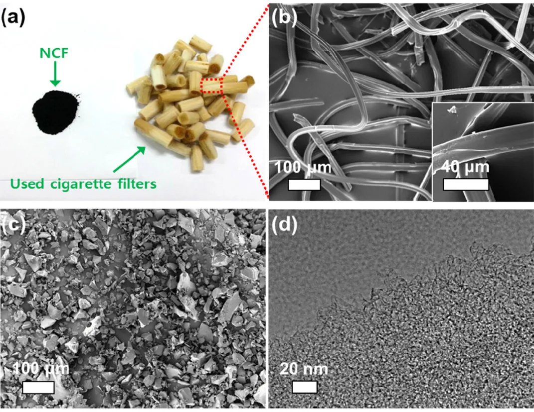 Cigarette Butts Could Help Power Future Devices