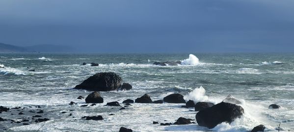 Pacific North Coast.  Fall ocean gearing up for winter. thumbnail
