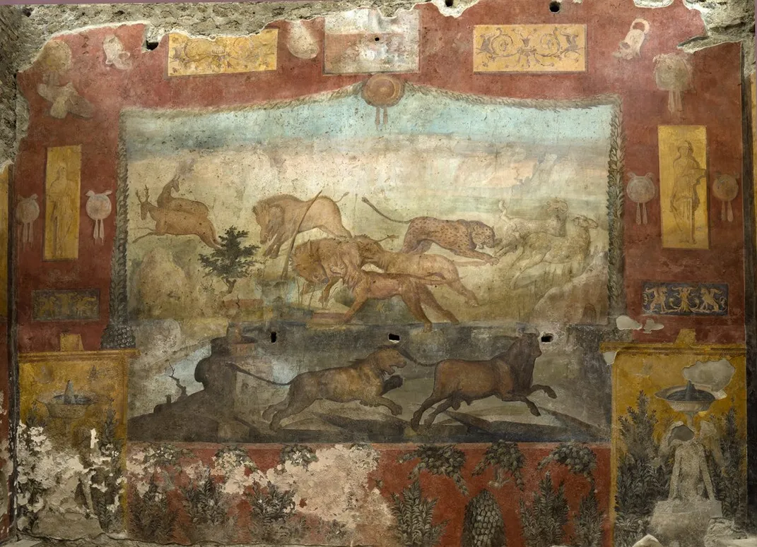 Fresco at the House of Ceii