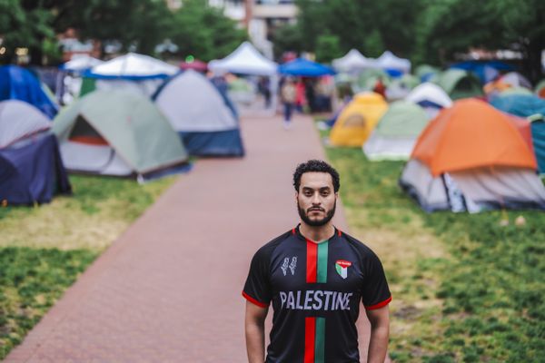 A Palestinian Man on campus thumbnail