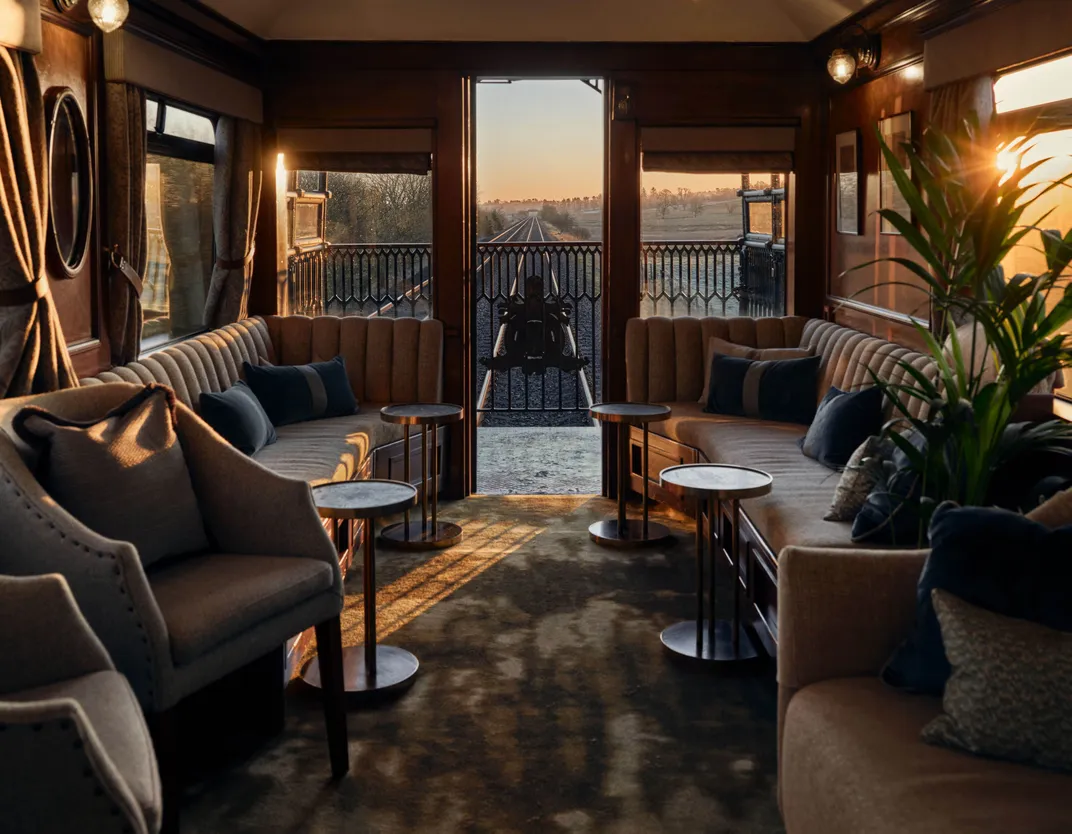 Observation car aboard the Royal Scotsman