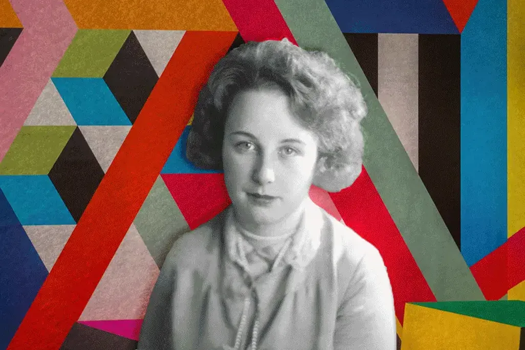 Nazi-banned novelist Irmgard Keun "disappears" in front of modern artwork