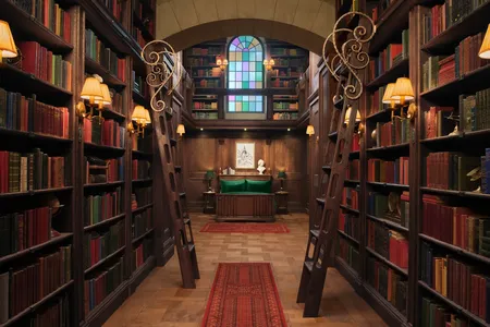 Completed in 1709, the library has more than 22,000 books.