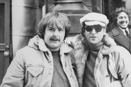 Amateur photographer Paul Goresh (left) is shown here with former Beatle John Lennon. Goresh, who describes himself as a life-long fan of Lennon, took the last photo of the rock star when he was alive.