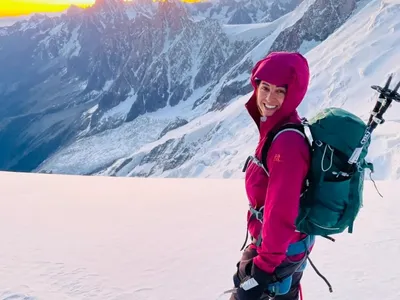 Preet Chandi trains in Chamonix before starting&nbsp;her journey across Antarctica.