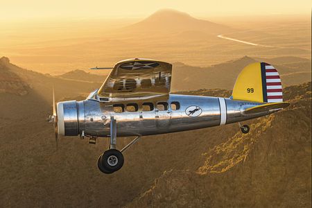 Arizona pilot John Magoffin owns the last flying Lockheed Vega.