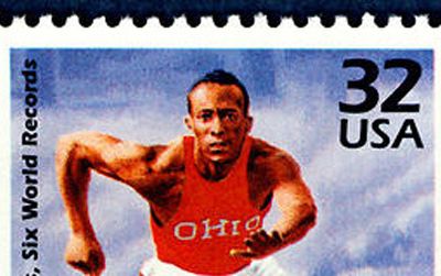 The Jesse Owens stamp